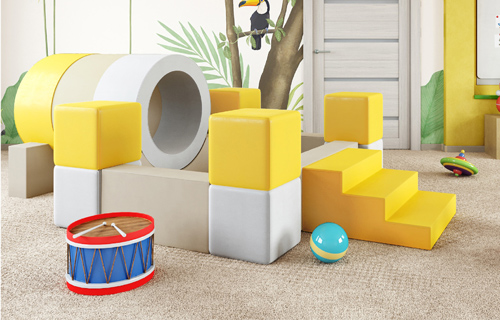 NEW. Пастельные цвета мягких игровых модулей