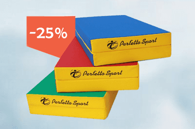 Скидка на гимнастический мат 25% для шведской стенки.
