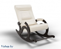 Кресло-качалка Тироль экокожа крем венге на Vishop.by 